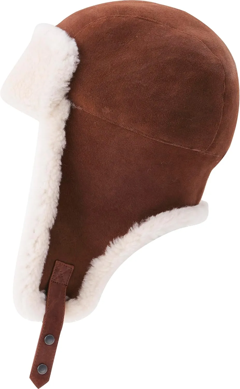 Trapper Hat with 100% Natural Genuine Fur - Winter Aviator Hat with Ear Flaps for Men and Women