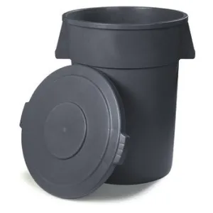 TRASHCAN/ INDOOR/ HEAVY DUTY/ "Bronco" Heavy-Duty Container, 44 gallon