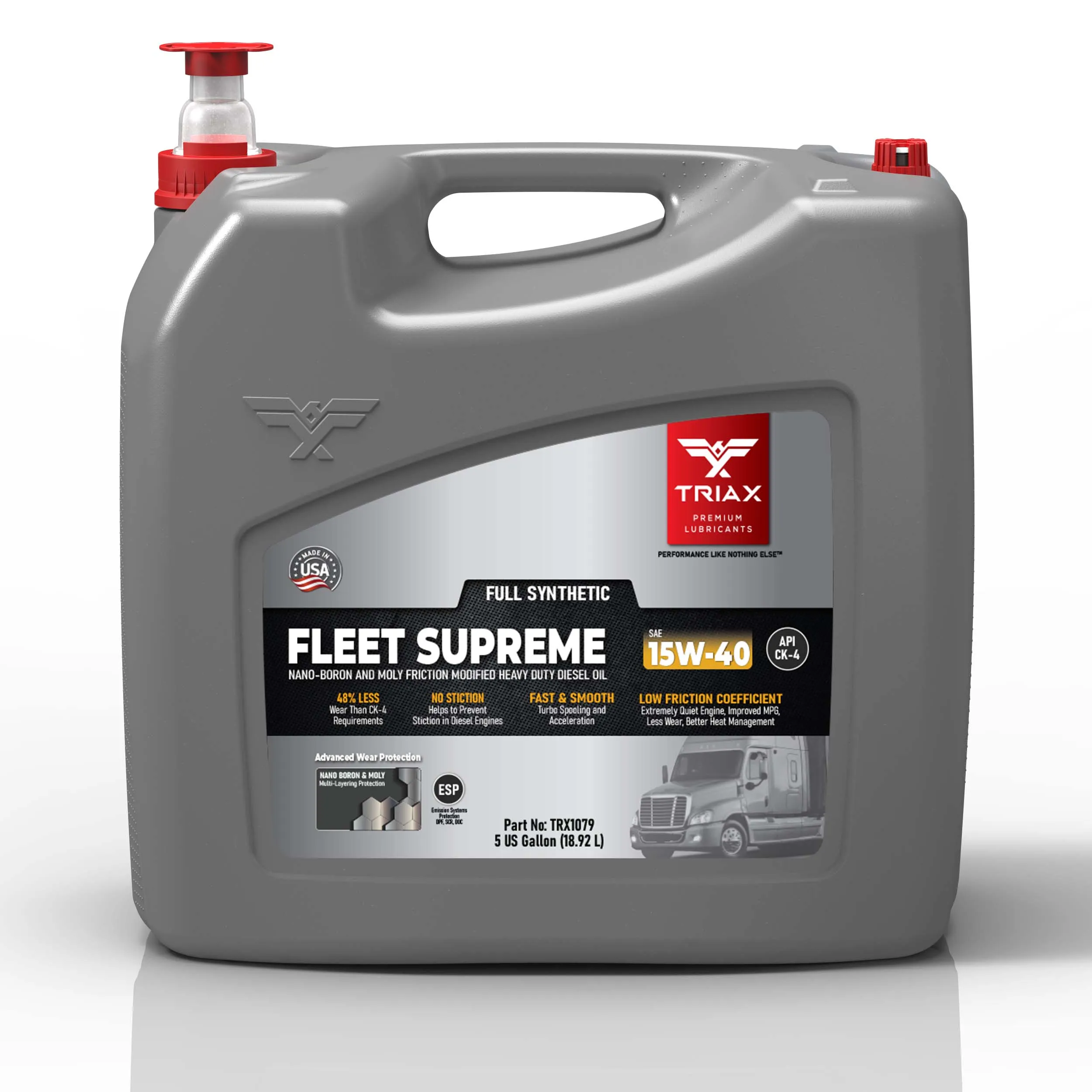 TRIAX Fleet Supreme 15W-40 Full Synthetic