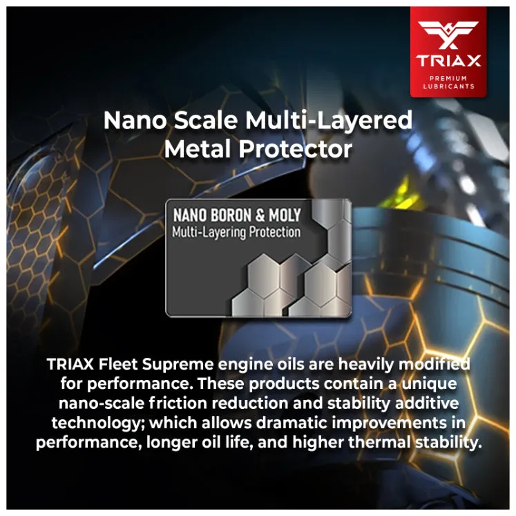 TRIAX Fleet Supreme 15W-40 Full Synthetic
