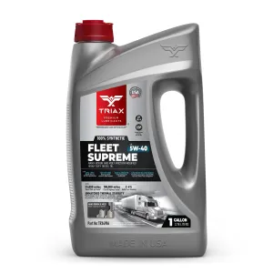 TRIAX Fleet Supreme 5W-40 Full Synthetic