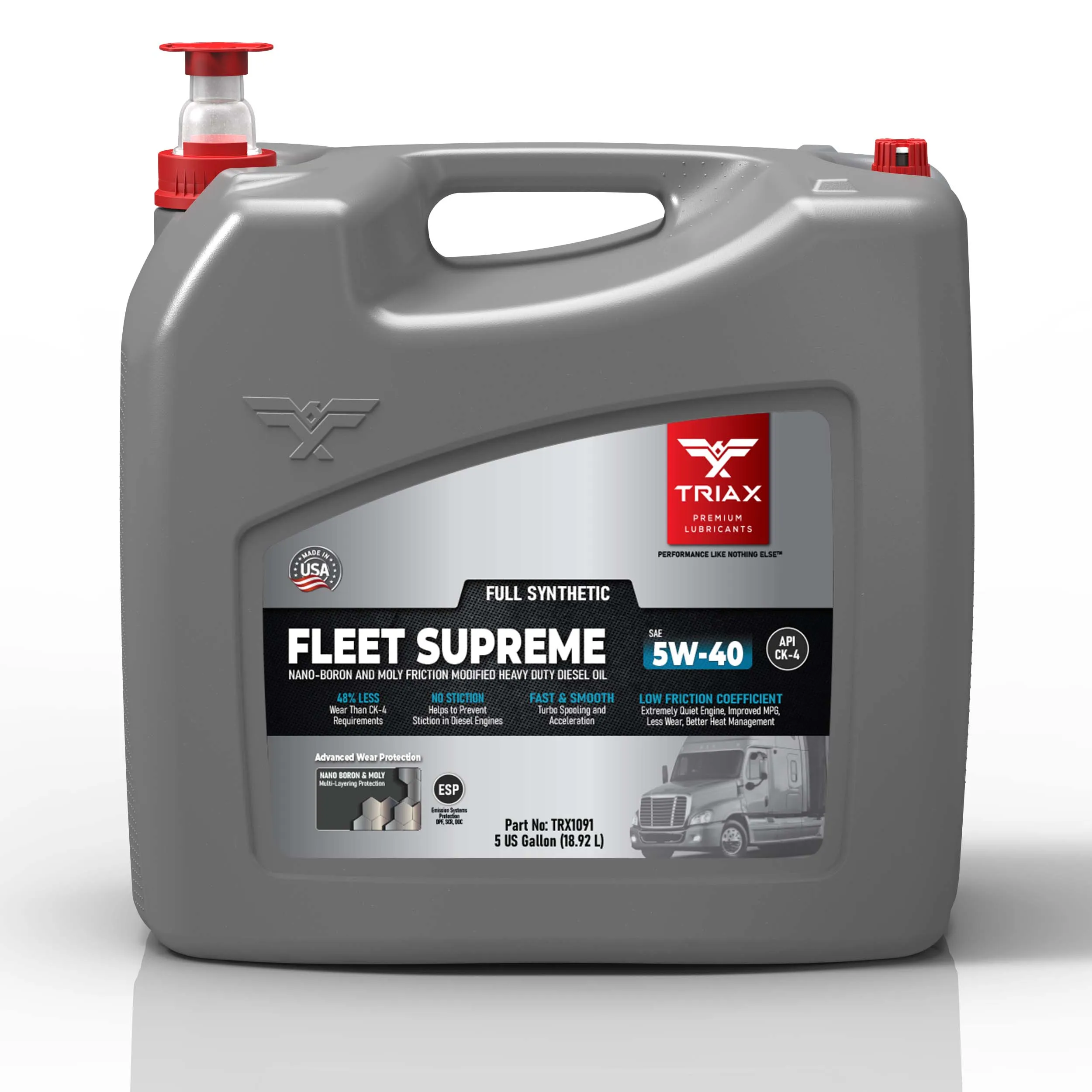 TRIAX Fleet Supreme 5W-40 Full Synthetic