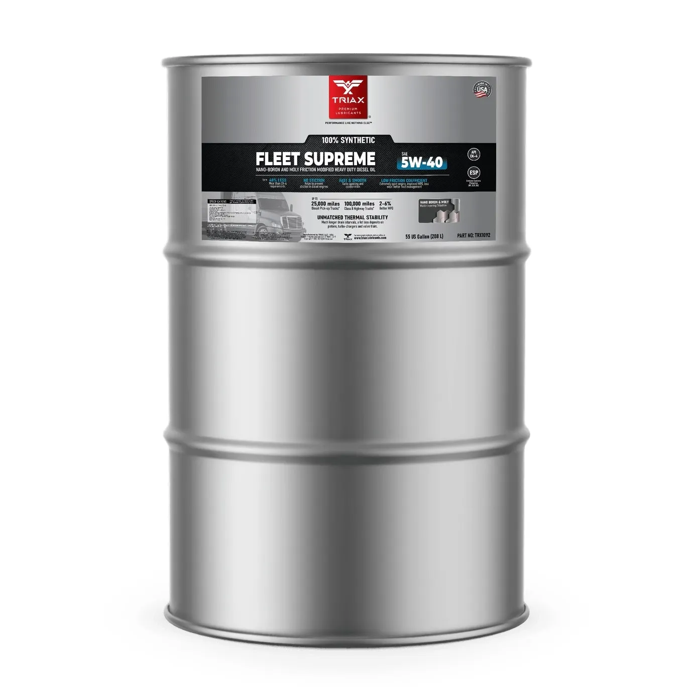 TRIAX Fleet Supreme 5W-40 Full Synthetic