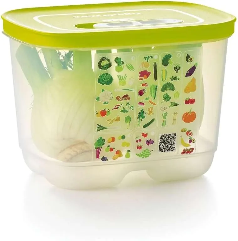 Tupperware FridgeSmart Food Storage Container - Small Deep Tub 1.8L - Keeps Food Fresher For Longer - Secure Seal - Stackable for Easy Organisation - BPA Free Plastic - Tubs with Lid