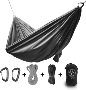 Ultralight Hammock Under 1 lb with Suspension Included, Whoopie Sling Suspension, Tree Straps and Carry Bag