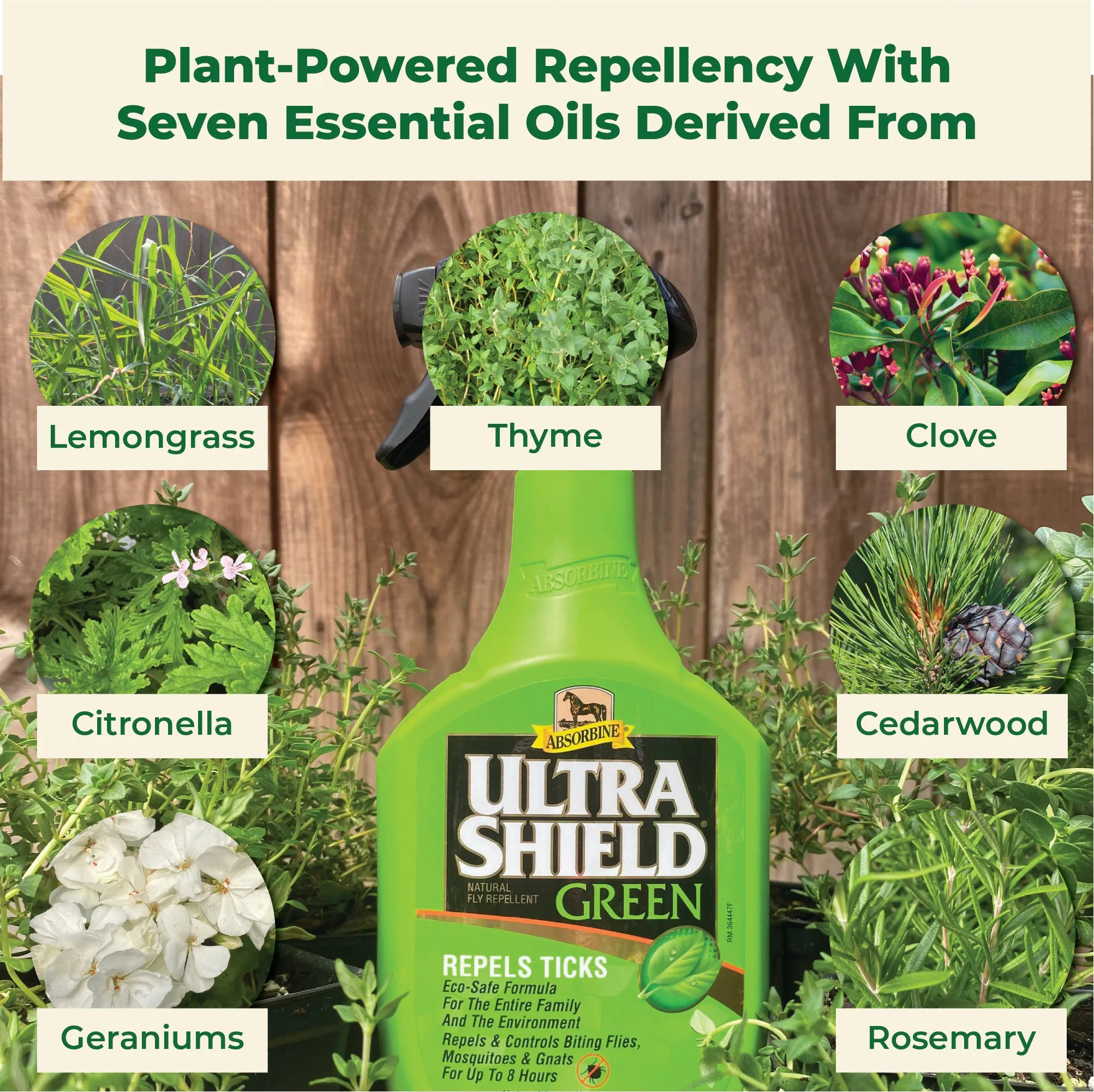 UltraShield® Green Quart Sprayer   Gallon Combo