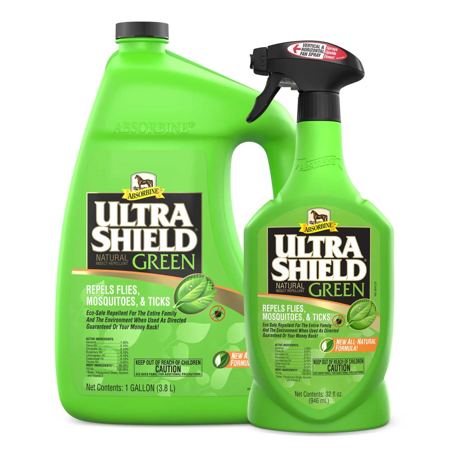 UltraShield® Green Quart Sprayer   Gallon Combo