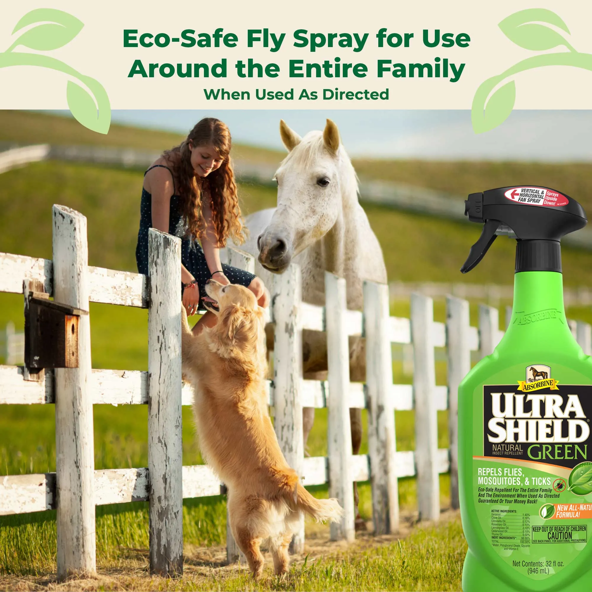 UltraShield® Green Quart Sprayer   Gallon Combo