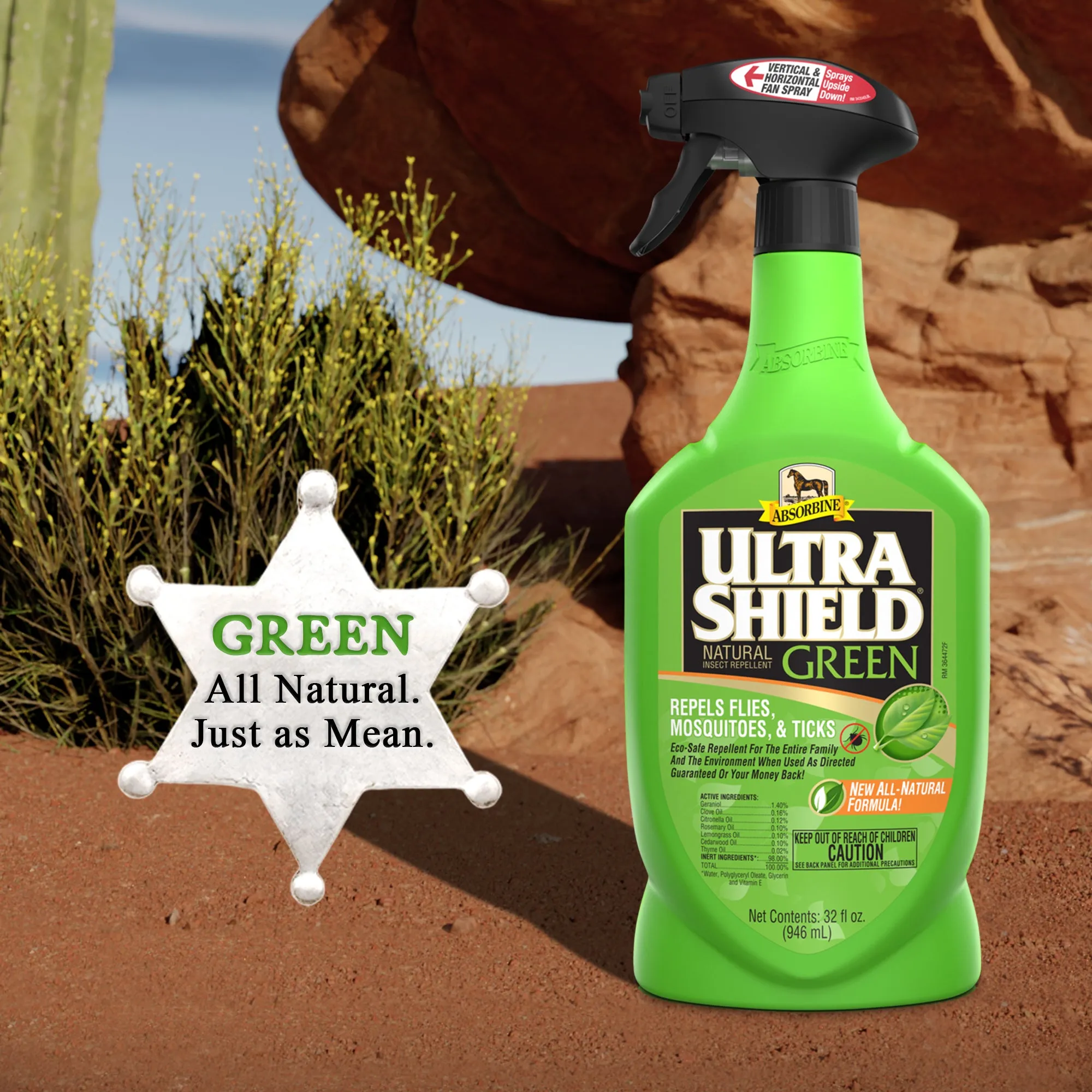 UltraShield® Green Quart Sprayer   Gallon Combo