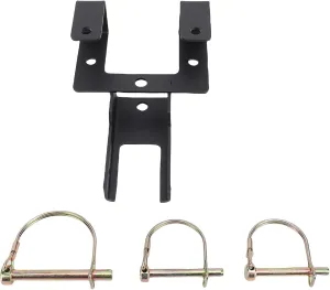 Universal Trash Can Coupler to Hook, Wheeled Trash Can Coupler Connector Clip Carbon Steel Wheeled Garbage Bin Hauling Hook with Detachable Pin