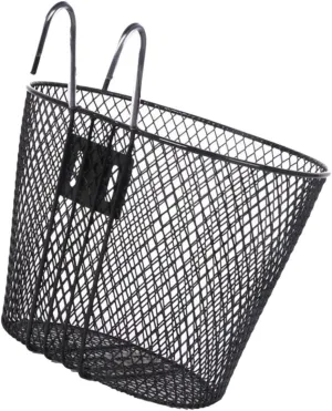 VANZACK Multi-use Bike Basket Heavy Duty Iron Boys and Girls Bike Container for Storage Easy Mounting