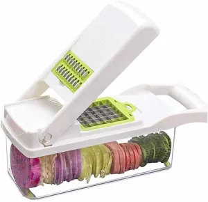 Vegetable Chopper - Onion chopper - Multifunctional professional food chopper - Kitchen chopper - Dicer Cutter - veggie chopper with container - Vegetable Slicer Cutter - Egg slicer
