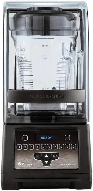 Vitamix 071771-BPAB Quick & Quiet Countertop Food Blender, 40 oz., 120v - Requires 20 Amp Receptacle