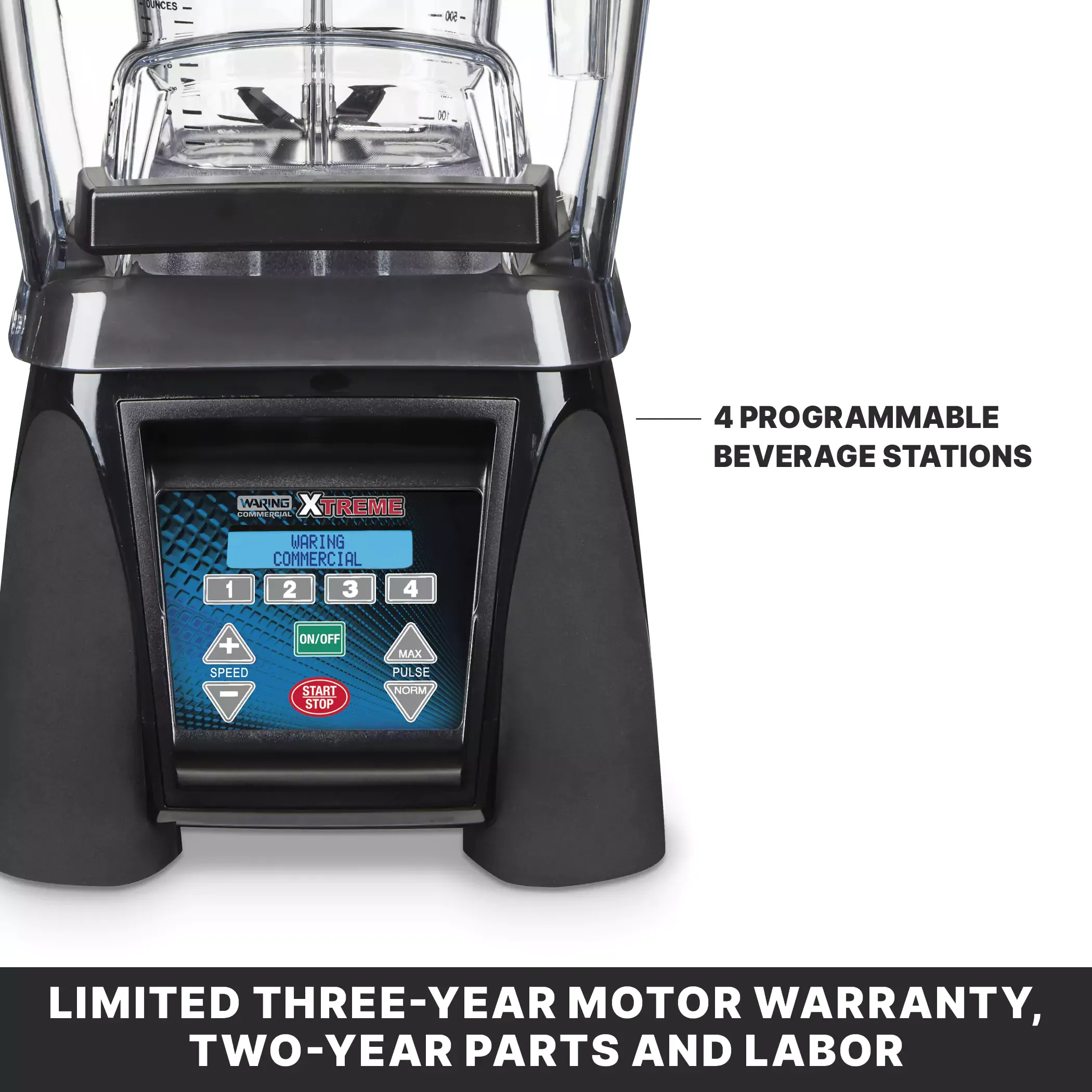 Waring 3.5 Xtreme Blender with Programmable Keypad & Container/Sound Enclosure