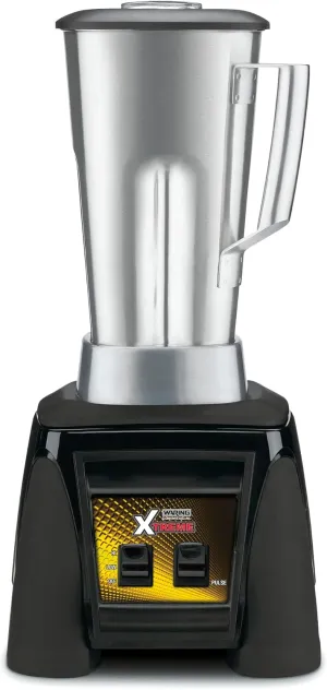 Waring Commercial MX1000XTS 3.5 HP Blender with Paddle Switches, Pulse Feature and a 64 oz. Stainless Steel Container, 120V, 5-15 Phase Plug, Black