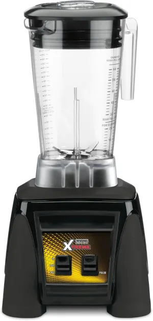 Waring Commercial MX1000XTX 3.5 HP Blender with Paddle Switches, Pulse Feature and a 64 oz. BPA Free Copolyester Container, 120V, 5-15 Phase Plug, Black