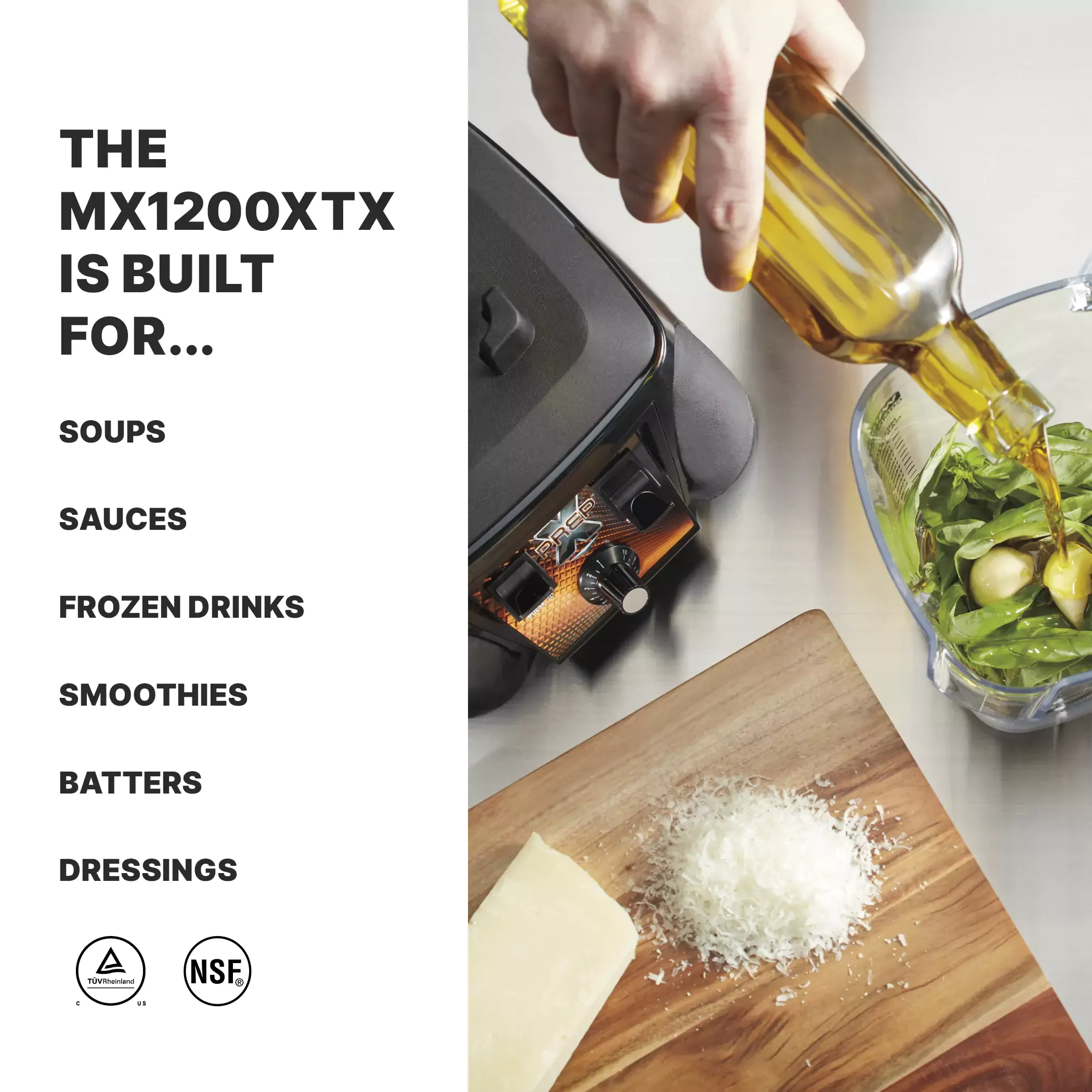 Waring MX1200XTX Heavy Duty XPREP Hi-Power Variable-Speed Food Blender with 64 oz. Copolyester Container