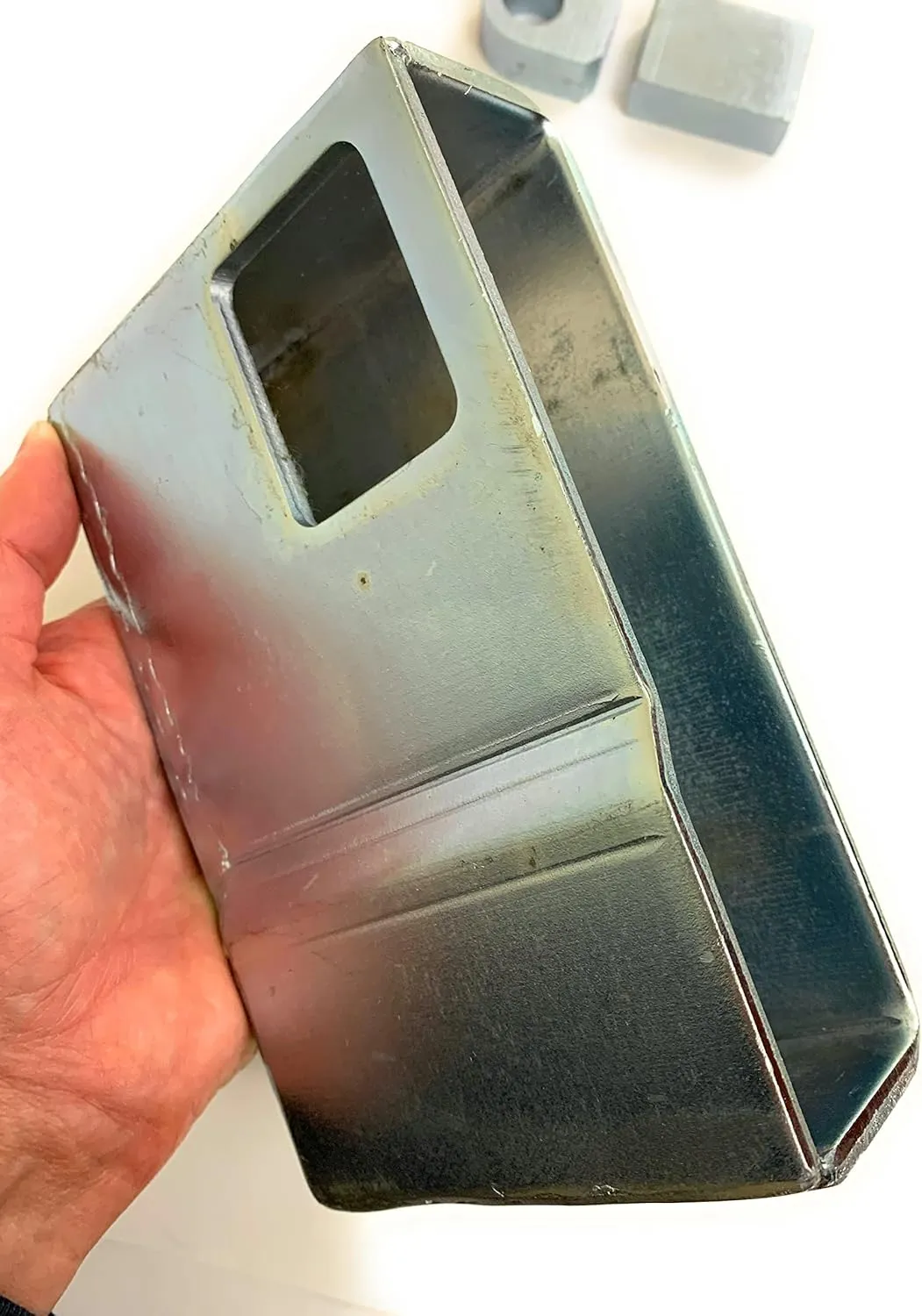 Weld on Shipping Container Lockbox with Keyed Padlock - Storage Security - Securely Lock Container from Theft and Loss - Lock Box 100% Steel - Heavy and Strong - Foghorn Construction