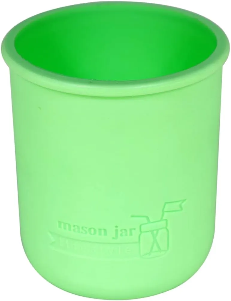 Wide Mouth Pint 16oz Silicone Sleeves/Jackets for Protecting Ball, Kerr, Canning Jars by Mason Jar Lifestyle (Multicolor, 5 Pack)
