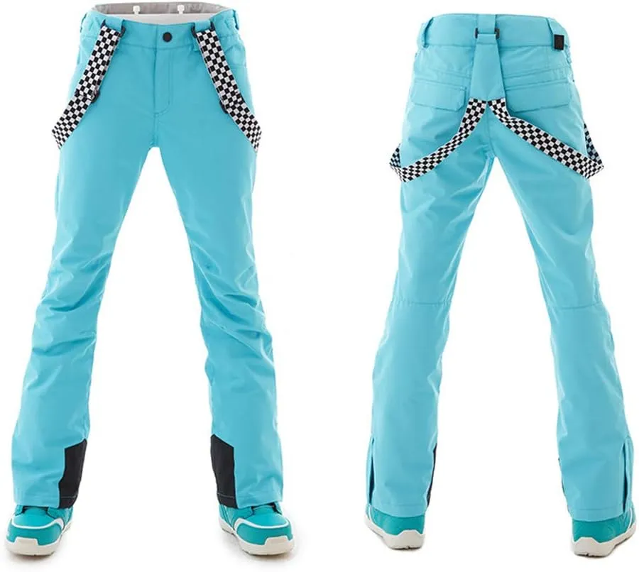 Women Snowboard Suit Waterproof Windproof Ski Jacket and Pant