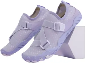Women's Lightweight Indoor Workout Shoes for Jump Rope Yoga Pilates Squats Deadlifts Aerobics (Purple,8.5)