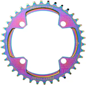 YBEKI 104BCD Chainring - CNC 7075-T6 Aluminum Narrow-Wide Round Chainwheel for MTB/Road Bikes (32-38T) | Compatible with Shimano/SRAM 8-11 Speed | Ultra-Light | Anti-Drop Design