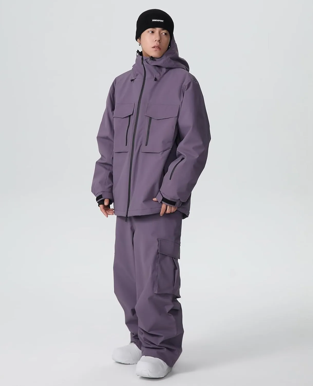 YEEFINE Men's&Women's Ski Suit Two Pieces Snowsuits Waterproof Snowboard Suits Outdoor Winter Ski Jacket and Pants