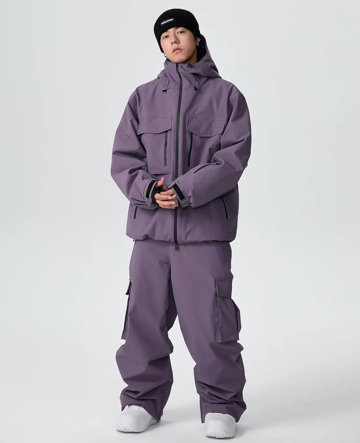YEEFINE Men's&Women's Ski Suit Two Pieces Snowsuits Waterproof Snowboard Suits Outdoor Winter Ski Jacket and Pants