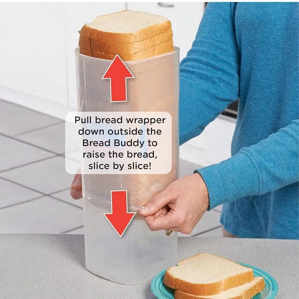 Yienning Bread Boxes with Airtight Lid | Bread Container | Plastic Bread Storage Container | Sandwich Bread Keeper | Bread Holder | Bread Loaf Storage Dispenser | Bread Saver Kitchen Counter (Green)