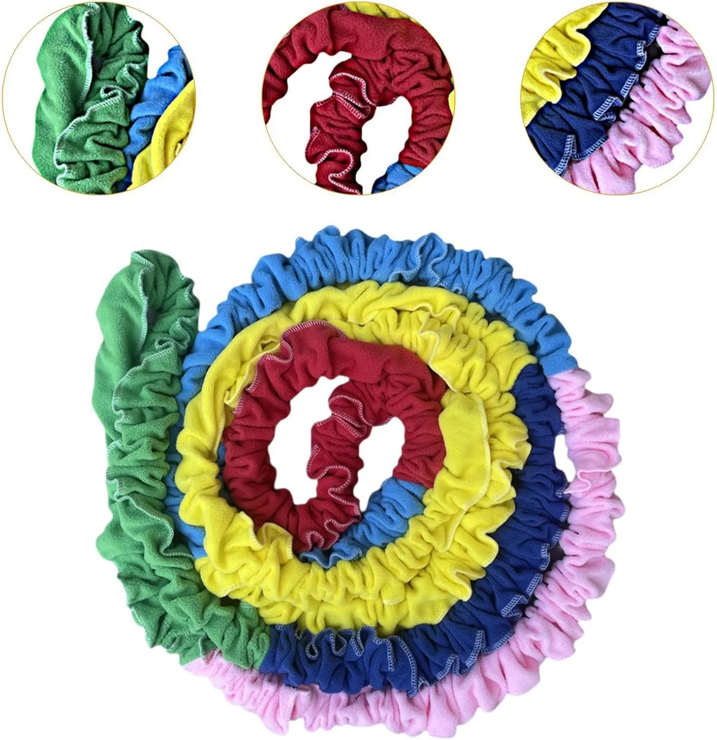 Yiju Cooperative Stretch Band Dynamic Movement Exercise Prop Resistance Band for Playground Activities Multiplayer Kindergarten