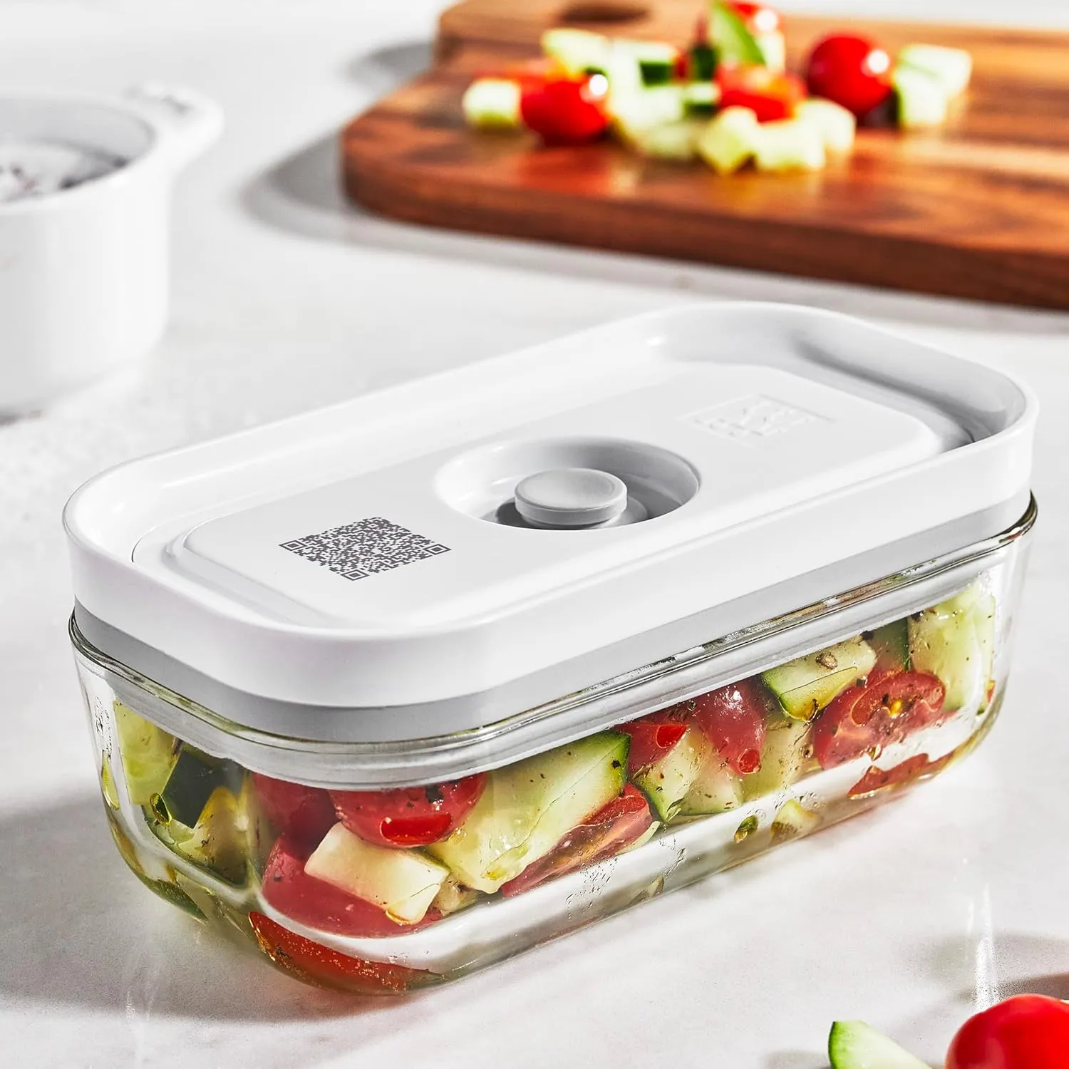 Zwilling Fresh & Save 32-pc Vacuum Sealer Machine Set, Sous Vide Bags, Meal prep, Airtight Food Storage Containers Glass